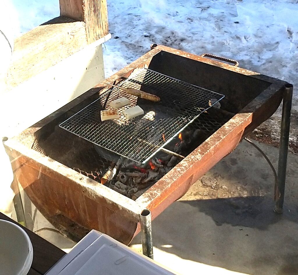 お餅焼き